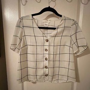 Grid Blouse